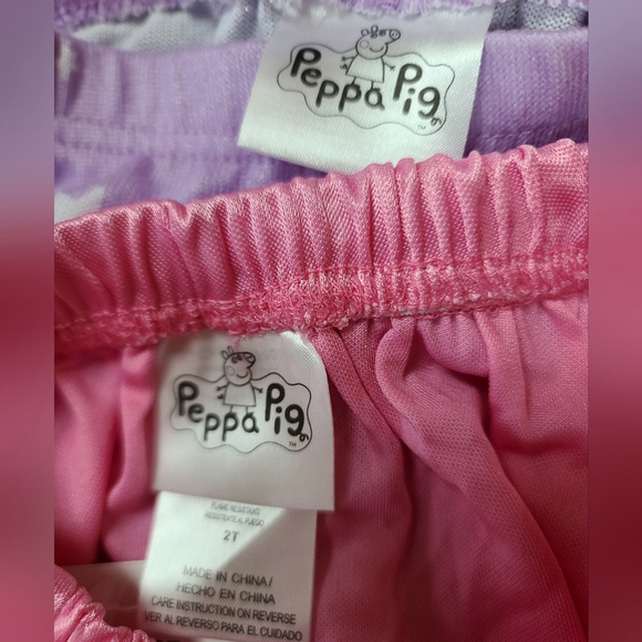 Peppa Pig Pajama Bottoms with Tutu Skirt 2T - Picture 3 of 7